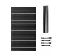 Chariot de camping pliable en acier avec hauteur réglable, planche portable pour chariot pliable à plat, pique-nique, barbecue, noir