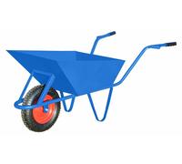 Chariot de chantier 85 l, 2,0 mm, bleu, avec protection des roues