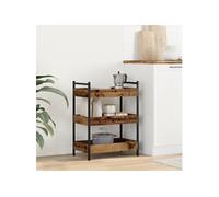 Chariot de cuisine En bois ancien 50x30x70 cm Bois d ingénierie