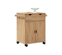 vidaXL Chariot de Cuisine, Étagère avec Rangement, Chariot de Service, Desserte à Roulettes, Organisateur de Maison, 4013464