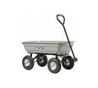 Chariot de jardin 4x4 GARDEN à caisse polypro basculante 75l HAEMMERLIN - 320062001