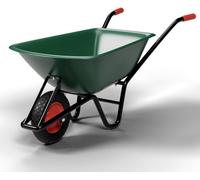 Chariot de jardin - Benne de transport - Pour déplacer la terre de jardin - Polypropylène robuste - 100 litres - Vert