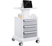 chariot de laboratoire 4 couches - chariot médical - chariot de service - chariot de transport avec 3 tiroirs - chariot médical mobile - équipement clinique