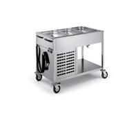Chariot de Maintien en Température Réfrigéré GN - - - Acier inoxydable3 x GN 1/1