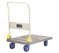 Chariot de manutention grand plateau polypropylène