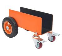 Chariot de manutention, wagon de porte pour charges lourdes, chariot de manutention pour charges lourdes, chariot pour travaux de plâtrerie équipé de roues pneumatiques de 20,3 cm de largeur, adapté a