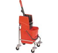 Chariot de nettoyage Seau 1 x 17 l et presse Tube acier