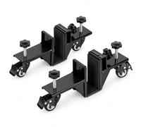 Chariot De Pose De Portes, Outil De Levage De Portes Robuste avec Pince Réglable, Chariot De Positionnement De Panneaux Rotatif À 360° avec Roues Pivotantes pour Le Transport De Portes, Convient