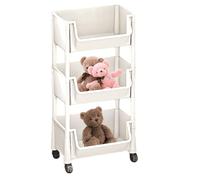 Chariot de rangement mobile - Chariot à livres sur roulettes, organiseur multicouche pour collations de papeterie, articles essentiels pour la maison avec roulettes robustes, chariot pratique