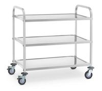 Chariot à 3 plateaux jusqu'à 150 kg Acier inoxydable Rcsw-6.2