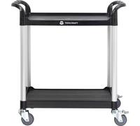 Chariot de service à 2 plates-formes TOOLCRAFT 1296213 Dimensions:(L x l x h) 900 x 500 x 970 mm 9.4 kg