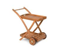 Chariot de service de jardin FIELDMANN FDZN 4050-T acacia 2 niveaux