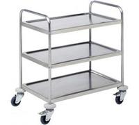 Chariot de Service Démontable 3 Niveaux L 930 mm - Pujadas - Inox G