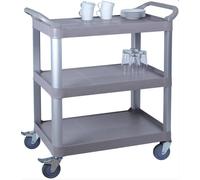 Chariot de Service - Polypropylène - 3 Plateaux - 100 kg - 845x430x(h)950mm