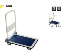 Chariot de stockage Drel 4 roues 150kg plateforme 73x47cm