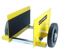 Chariot de support, capacité de 250 kg, équipé de pneus pneumatiques de 20 cm (8 pouces), plaque de serrage réglable