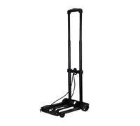 Chariot de support Well Home en acier et PP avec sangle en noir 45x23x8cm