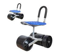 Chariot De Tabouret Roulant De Jardin - Siège De Travail Pliable Et Mobile Pour Extérieur, Support Utilitaire De Jardinage | Siège Rotatif À 360 Degrés Pour L'entretien Des De Pelouse, Le Désh