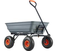 Chariot de transport Chariot de jardin Chariot manuel Brouette avec fonction de basculement - force 270 kg - chariot de transport de jardin robuste