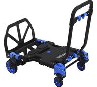 chariot de transport et de stockage pliable 2 en 1 150kg KD3094