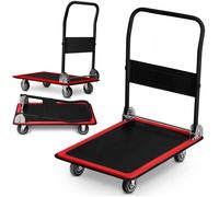 Chariot à plate-forme Humberg Transport HM-506 noir-rouge