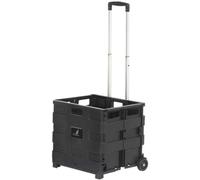 Chariot de transport pliant avec caisse pliante