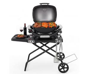 Chariot de transport pour barbecue Weber Q1000, Q2000 et plaques de cuisson Blackstone
