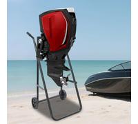 Chariot de transport pour moteur hors-bord - Support moteur - Multifonction - Pliable - Pour moteurs jusqu'à 30 CV - Noir