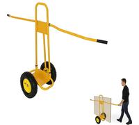 Chariot de transport pour panneaux, 500 kg, 2 roues, en acier, pour plaques de plâtre