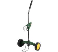 Chariot de transport pour pots de jardin, chariot robuste pour plantes avec bras de préhension réglable, capacité maximale de 65 kg, chariot de transport pour plantes en pot avec ventouse et verrouill
