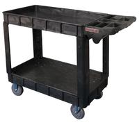 Chariot de transport PP, 2 niveaux, mobile, taille S, pour laboratoire et clinique