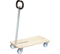 Chariot de transport WAGNER STAR CARRIER EXTENSIBLE - 74-101 x 37 x 14,5 cm, roulettes souples de 100 mm de diamètre, capacité de charge 200 kg - 20133301