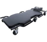 Chariot de Visite 110 x 50 x 15 cm - Robuste et Maniable pour Inspection Facile, Acier, Pro - D-Work