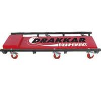 Chariot de visite 6 roues avec matelas mousse 100kg DRAKKAR - 15392