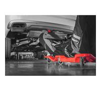 Chariot de visite 6 roues monobloc PVC 110kg DRAKKAR - 15399