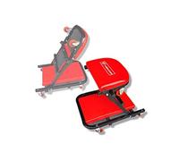 Chariot de Visite Mécanicien Pliable Planche de Travail, Voitures, Roues Pivotantes 360°, Appui-tête Ergonomique