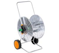 vidaXL Dévidoir pour 110 m de tuyau 1/2" ou 80 m de tuyau 3/4" Acier