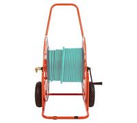Chariot d'enrouleur pour tuyau de 140 m 3/4" acier vidaXL