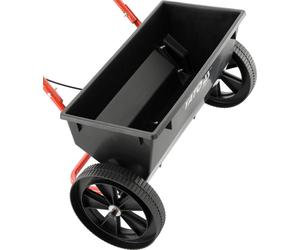 Chariot d'épandage 25 litres, épandeur de sable, épandeur de semences, épandeur d'engrais 50cm