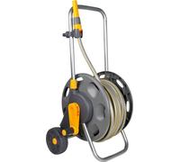 Chariot dévidoir Hozelock 60 m avec tuyau de 50 m