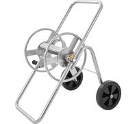 Chariot dévidoir SucceBuy - Peut contenir jusqu'à 53 m de tuyau 5/8 pouces. Construction robuste en acier pour une utilisation en plein air. Idéal pour les jardins, les cours et les pelouses. Mobile e