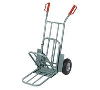 Chariot Diable 250Kgs - Bavette Repliable - Roues Increvables - Pratique et Robuste - D-Work