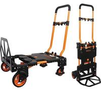 Chariot diable pliable 136 kg 2 Positions Chariot professionnel à roues BRIXO