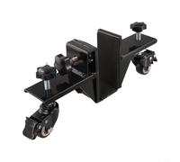 Chariot d'installation de porte pivotant à 360° pour portes lourdes - Hauteur réglable jusqu'à 80 mm - Outil de déplacement de meubles avec cadre en acier (1 pièce)