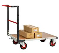 Chariot dossier fixe 1000x600 mm plateau médium roues CC 400 kg - FIMM - 804722230