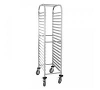Chariot échelle inox 20 glissières GN 1/1 toutes profondeurs