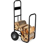 Chariot en bois à roulettes