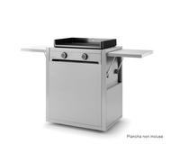 Chariot en inox modern fermé 60 - forge adour