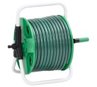 Chariot Enrouleur de Tuyau avec Tuyau Support Jardin Extérieur PVC vidaXL