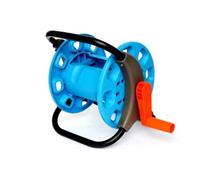 Chariot Enrouleur de Tuyau d'Arrosage 25m, PE Plastique Portable | Manivelle à Main, Rangement et Déroulage, Usage Jardinage Professionnel, Pelouses, Aménagement Paysager, 30m 1/2
